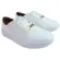 1214.205.7286.16072 SAPATO CASUAL FEM. DE USO COMUM C/ SOLA SINT. CABEDAL SINT. BRANCO 99 tam: 38