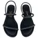 Sandália Rasteira Vizzano Strass Black Diamond/Preto Feminina
