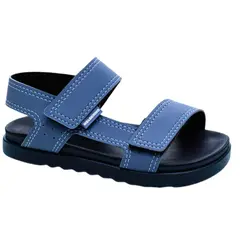 Sandália Papete Molekinho Napa Floter Rustico Denim Menino