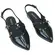 Sapatilha Slingback Beira Rio Verniz Premium Preto Feminina