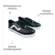 Tênis Casual Molekinha Napa Preto/Branco/Prata Menina