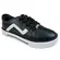 Tênis Casual Molekinha Napa Preto/Branco/Prata Menina
