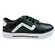 Tênis Casual Molekinha Napa Preto/Branco/Prata Menina