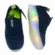 Tênis Novopé Led Textil Marinho/Translucido Menino