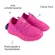 Tênis Novopé Led Textil Pink Fluor/Gliter Menina