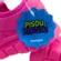Tênis Novopé Led Textil Pink Fluor/Gliter Menina