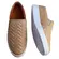 Tênis Vizzano Slip On Napa Pele Strech Bege Feminino