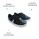 Tênis Casual Vizzano Pelica/Verniz Preto/Branco Feminino