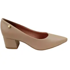 Sapato Vizzano Scarpin Pelica Bege Feminino