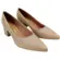 Sapato Vizzano Scarpin Pelica Bege Feminino