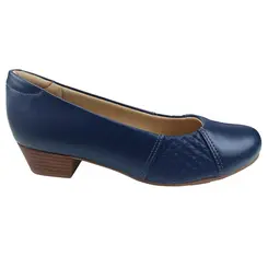 Sapato Modare Joanete Napa Sense Marinho Feminino