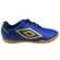Chuteira Umbro Futsal On JR Royal/Dourado/Preto Menino