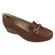 Sapato Modare Anabela Napa Floather Avelã Feminino