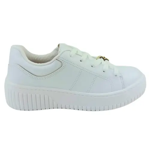 Tênis Beira Rio Casual Napa Turim Branco Feminino