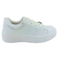 Tênis Beira Rio Casual Napa Turim Branco Feminino