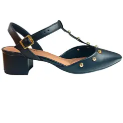 4182.228.9569.15745 SAPATO FEM. DE USO COMUM C/SOLA SINT. CABEDAL SINT. PRETO 01 tam: 35 NAPA TURIM
