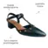 4182.228.9569.15745 SAPATO FEM. DE USO COMUM C/SOLA SINT. CABEDAL SINT. PRETO 01 tam: 35 NAPA TURIM