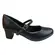Sapato Beira Rio Salto Grosso Napa Turim Preto Feminino