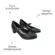 Sapato Beira Rio Salto Grosso Napa Turim Preto Feminino