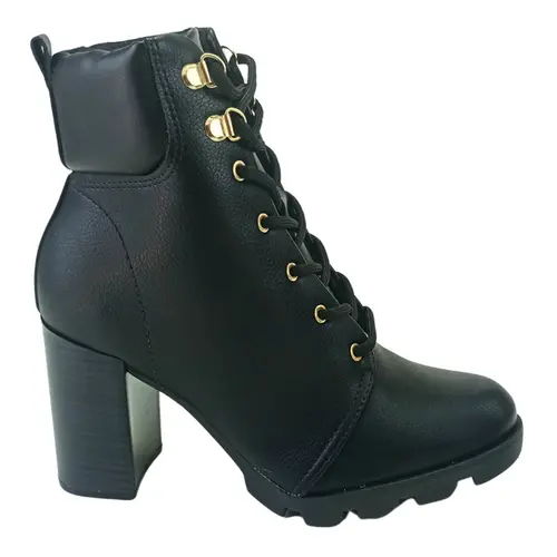 Bota Beira Rio Coturno Napa Floather Preto Feminina