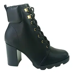 Bota Beira Rio Coturno Napa Floather Preto Feminina
