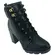 Bota Beira Rio Coturno Napa Floather Preto Feminina