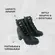 Bota Beira Rio Coturno Napa Floather Preto Feminina