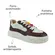 Tênis Moleca Casual Branco Off/Chocolate Feminino