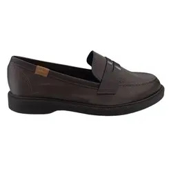 Sapato Moleca Mocassim Loafer Café/Bronze Feminino