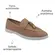 Sapato Moleca Loafer Nobuck Tunisia Nude Feminino