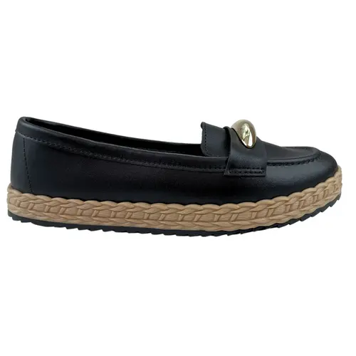 Sapatilha Moleca Napa Sardenha Neo Preto Feminina