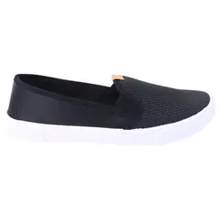 Sapatilha Moleca Napa Sardenha/Tresse Preto Feminina