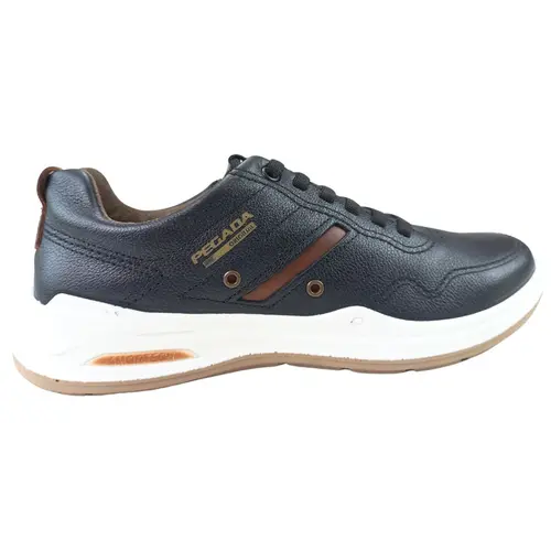 Sapatênis Pegada Nature Preto/Pull Conhaque Masculino
