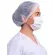 Kit 300 Máscaras TNT Retangular Tripla Com Elástico Clip Nasal Branca
