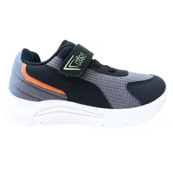 Tênis Klin New Sport Mini Preto/Grafite/Lima Menino