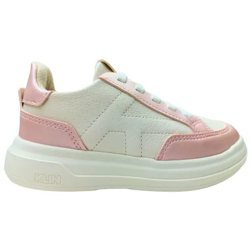 Tênis Klin Capri Mini Off White/Rosa Claro Menina