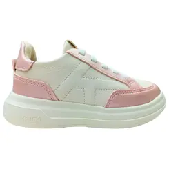 Tênis Klin Capri Mini Off White/Rosa Claro Menina