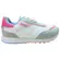 Tênis Klin Walk Kids Branco/Gelo/Rosa Chiclete Menina