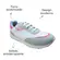Tênis Klin Walk Kids Branco/Gelo/Rosa Chiclete Menina