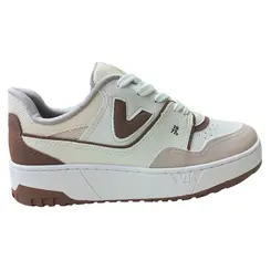 Tênis Via Marte Casual Nobuck Bege/Milk/Toffee/Marfim Feminino