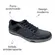 Sapatênis Pegada Casual Microfibra Preto Masculino