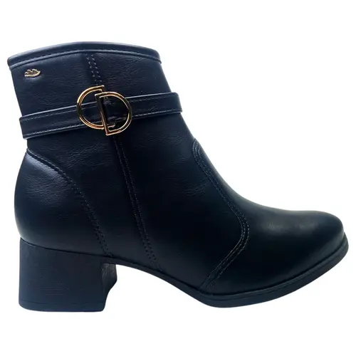 Bota Dakota Cano Curto Vertuo Preto Feminina