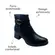 Bota Dakota Cano Curto Vertuo Preto Feminina
