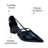 Sapato Canoinha Bebecê Napa Egeu Preto Feminino