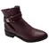 Bota Bebecê Cano Curto Napa Skin Soft Cacau Feminina