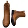 Bota Bebecê Cano Curto Napa Skin Soft Camel Feminina