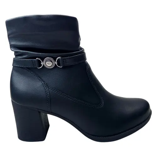 Bota Dakota Almeria Cano Curto Preto Feminina