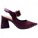 Sapato Chanel Bebecê Napa Singapura Vinho Feminino