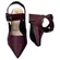 Sapato Chanel Bebecê Napa Singapura Vinho Feminino