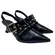 Sapato Chanel Bebecê Napa Egeu Preto Feminino